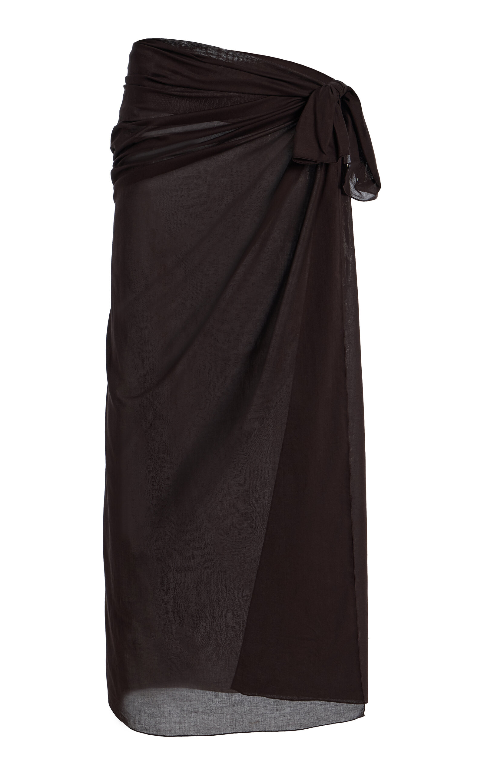 Éterne Éterne Esme Cotton Maxi Sarong Brown OS