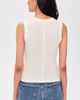 Éterne Éterne Fitted Muscle Tank Top Ivory - 3