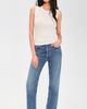 Éterne Éterne Fitted Muscle Tank Top Ivory - 5