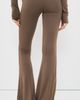 Éterne Éterne Fold Over Flare Pants Mushroom - 3