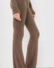 Éterne Éterne Fold Over Flare Pants Mushroom - 4