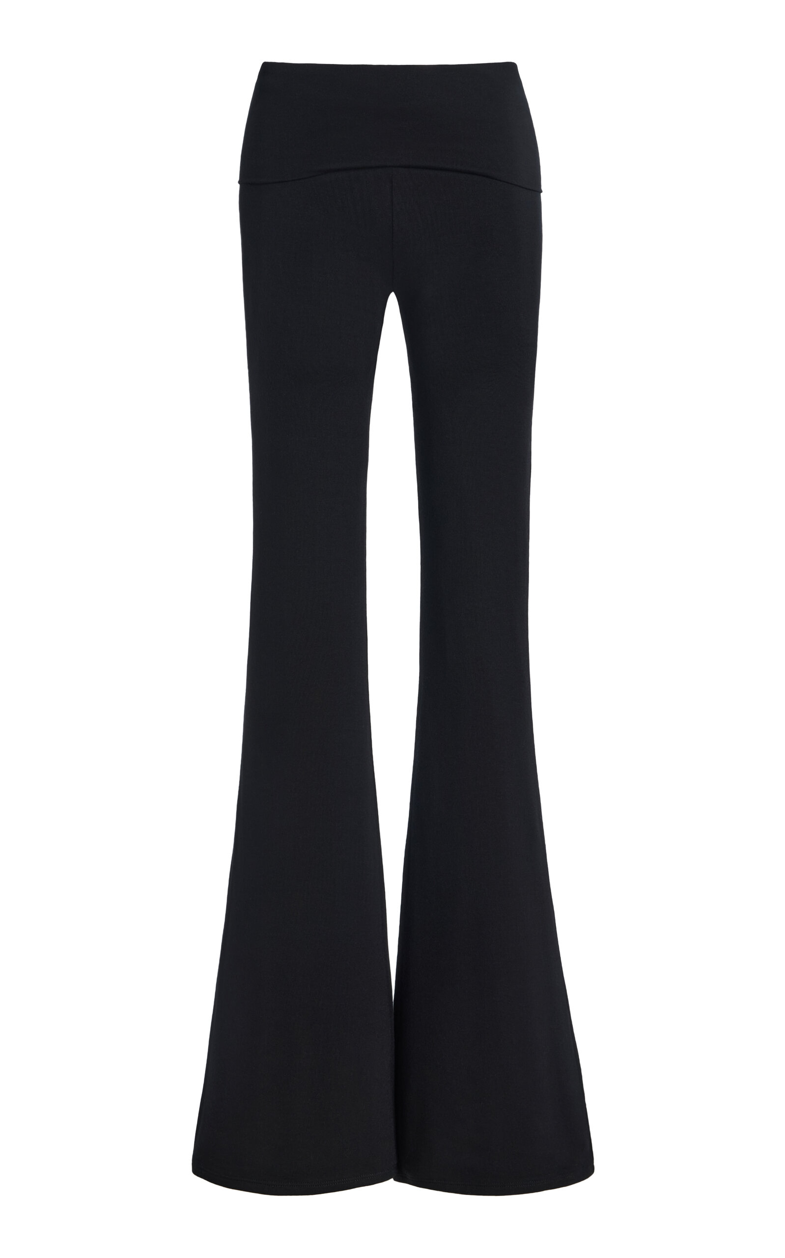 Éterne Éterne Foldover Jersey Flared Pants