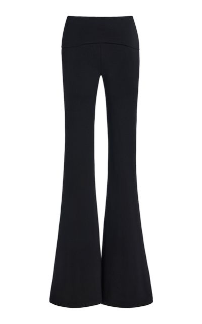 Éterne Éterne Foldover Jersey Flared Pants