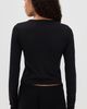 Éterne Éterne Long Sleeve Baby Tee Black - 3