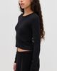 Éterne Éterne Long Sleeve Baby Tee Black - 4