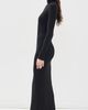 Éterne Éterne Long Sleeve Turtleneck Maxi Dress Black - 4