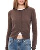 Éterne Éterne Reese Cashmere Cardigan Mushroom - 1