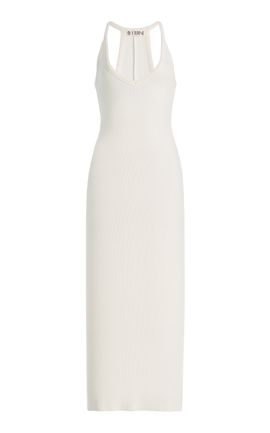 low cut halter mini dress Oyster Low Cut Mini Dress – USA KOOKAÏ main image 1