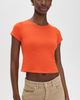 Éterne Éterne Short Sleeve Baby Tee Papaya - 2