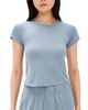 Éterne Éterne Short Sleeve Baby Tee Slate - 1