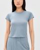 Éterne Éterne Short Sleeve Baby Tee Slate - 2