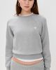 Éterne Éterne Shrunken Raglan Sweatshirt Heather Grey - 2
