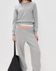 Éterne Éterne Shrunken Raglan Sweatshirt Heather Grey - 5