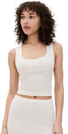 Éterne Éterne Square Neck Tank Cream