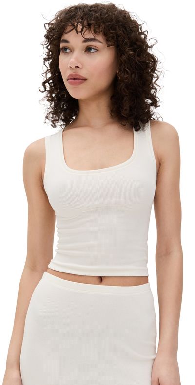 Éterne Éterne Square Neck Tank Cream