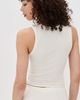 Éterne Éterne Square Neck Tank Cream - 3