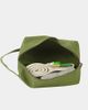 Terra Thread Terra Thread Organic Cotton Canvas Toiletry Bag in Olive at Urban Outfitters - 4