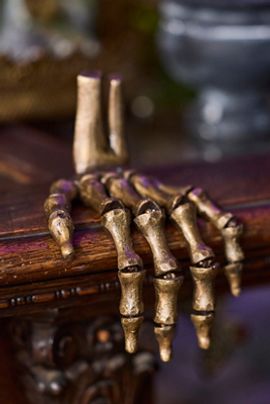 Terrain Articulated Brass Skeleton Hand