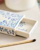Terrain Blue Floral Ceramic Matchbox - 2