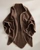 Terrain Border Stitch Oversized Scarf - 1