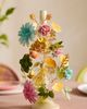 Terrain Colorful Floral Iron Taper Holder - 2