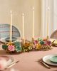 Terrain Colorful Floral Iron Taper Holder - 4