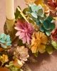 Terrain Colorful Floral Iron Taper Holder - 5