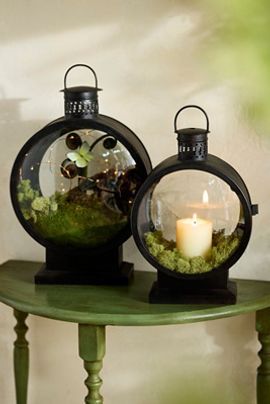Terrain Convex Glass Lantern