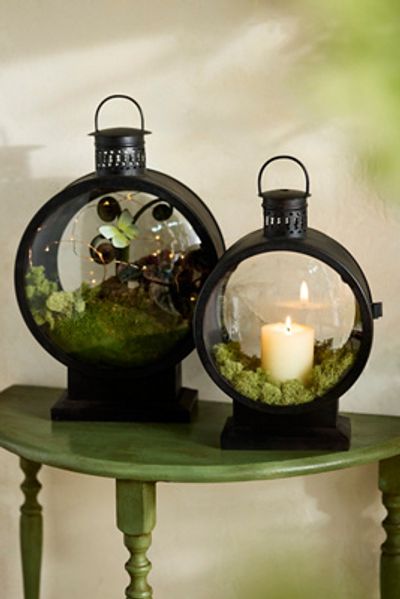 Terrain Convex Glass Lantern