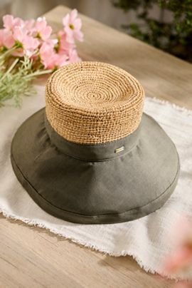 Terrain Crochet Crown Bucket Hat
