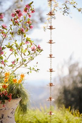 Terrain Daffodil Copper Rain Chain