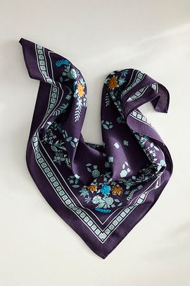 Terrain Embroidered Fall Floral Bandana
