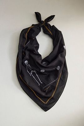 Terrain Embroidered Skeleton Bandana