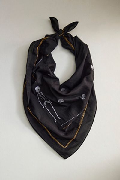 Terrain Embroidered Skeleton Bandana