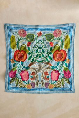 Terrain Embroidered Veggies Cotton Bandana