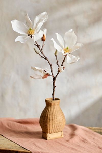 Terrain Faux Magnolia Spray