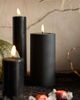 Terrain Flameless Black Outdoor Pillar Candle - 1