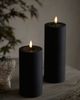Terrain Flameless Black Outdoor Pillar Candle - 5