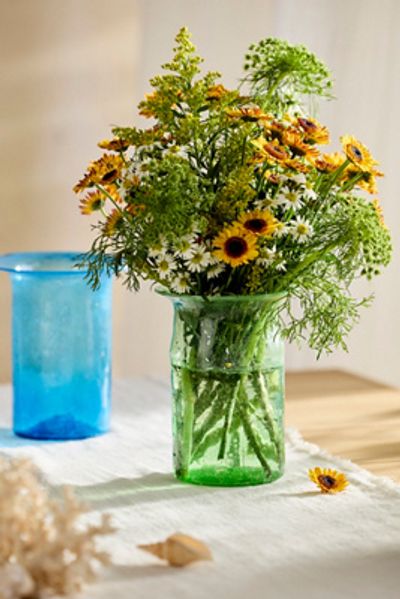 Terrain Flared Rim Recycled Glass Vase