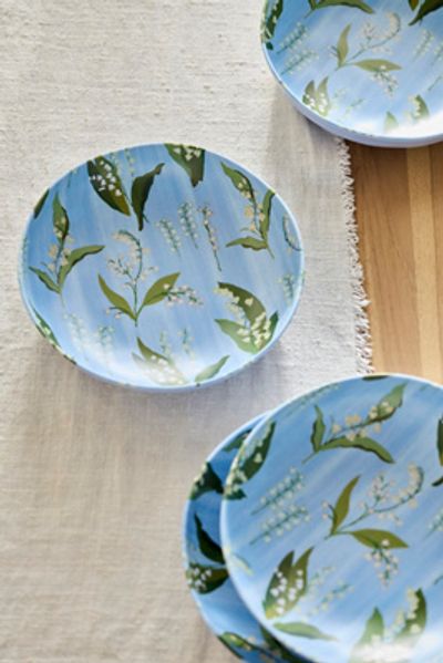 Terrain Floral Melamine Bowls, Set of 4