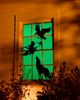Terrain Halloween Paper Window Hangings, Set of 4 - 1