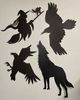 Terrain Halloween Paper Window Hangings, Set of 4 - 3
