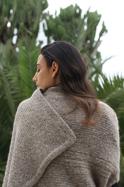 Terrain Heathered Alpaca Shawl