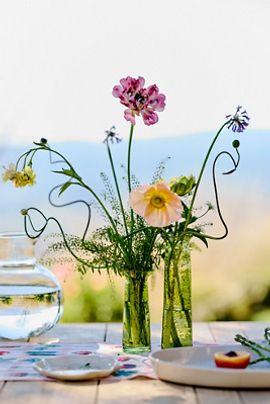 Terrain Lime Recycled Glass Vase
