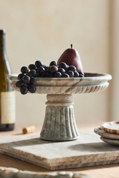 Terrain Neo Marble Footed Serving Bowl