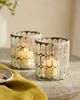 Terrain Paned Mosaic Votives, Set of 2 Clear - 1