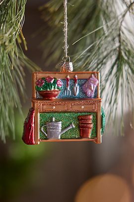 Terrain Potting Table Glass Ornament