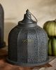 Terrain Punched Black Iron Lantern - 2
