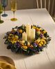 Terrain Purple + Yellow Dried Wreath - 1