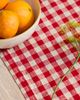 Terrain Red Gingham Linen Runner - 2